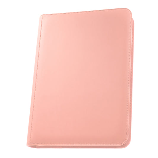Stealth 9 Pocket Zip Binder - Pink
