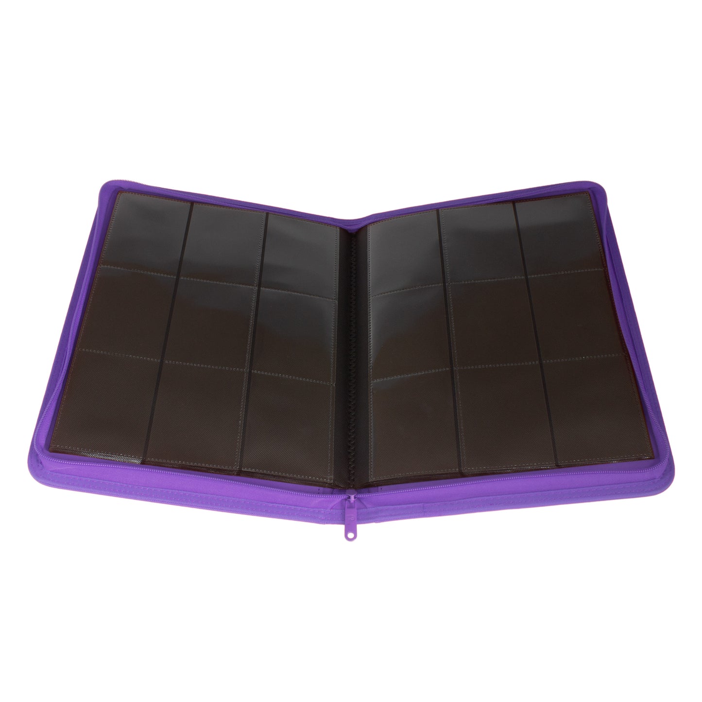 Stealth 9 Pocket Zip Binder - Purple