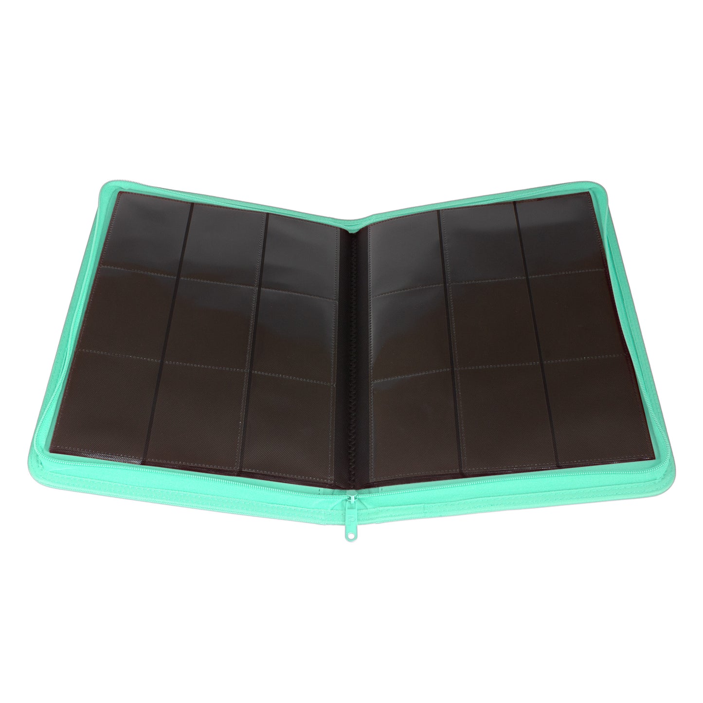 Stealth 9 Pocket Zip Binder - Turquoise