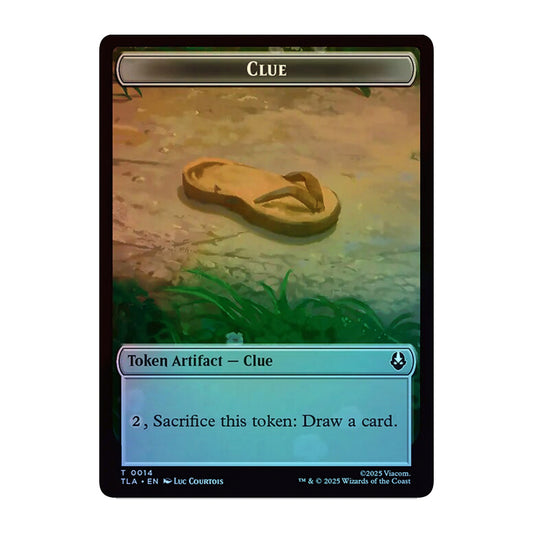 💫 Ally 0005 // Clue 0014 - Double- Sided Token FOIL - TLA 💫 Avatar: The Last Airbender 💫 Magic the Gathering 💫 NM