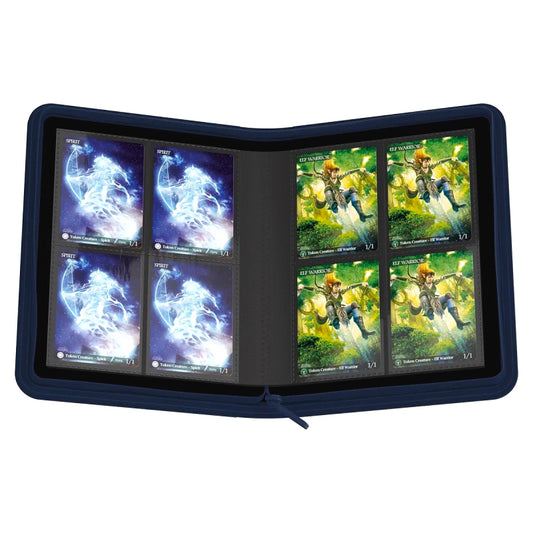 Ultimate Guard 4-Pocket Xenoskin Zipfolio Binder - Dark Blue