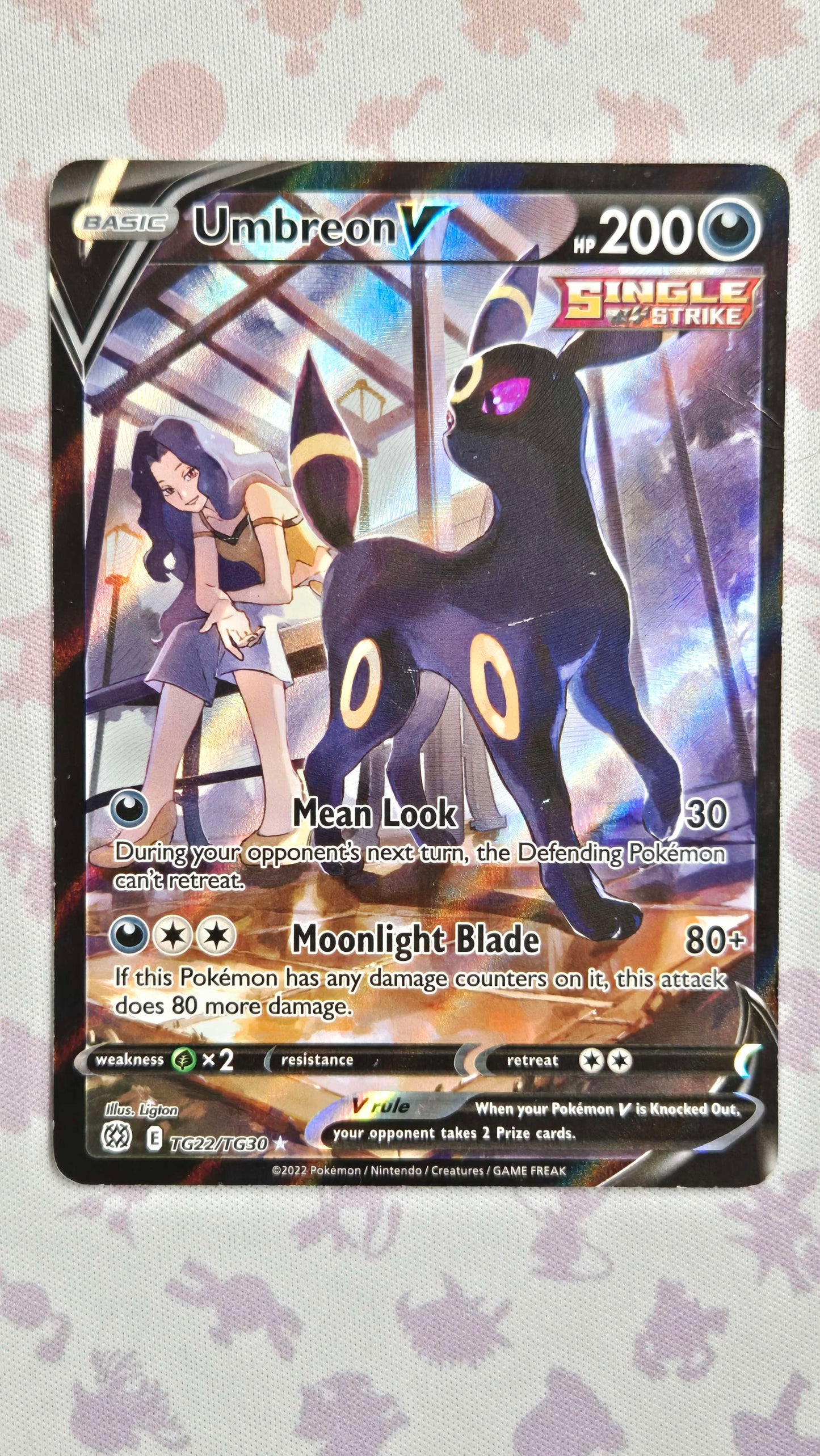 Umbreon V TG22/TG30 Brilliant Stars - Holo Trainer Gallery - SWSH09