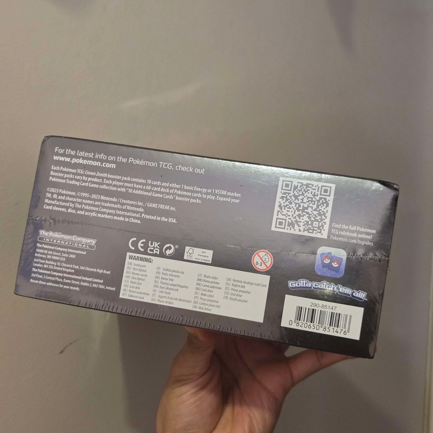 Crown Zenith Elite Trainer Box