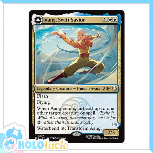 💫  Aang, Swift Savior // Aang and La, Ocean's Fury  - TLA 204 💫 Avatar: The Last Airbender 💫 MTG NM