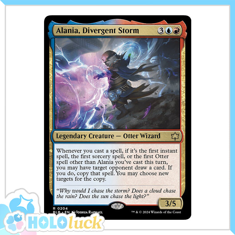 💫  Alania, Divergent Storm  - BLB 204 💫 Bloomburrow 💫 MTG NM