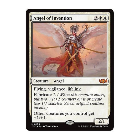 💫  Angel of Invention - TDC 004 💫 Tarkir Dragonstorm Commander 💫 Magic the Gathering 💫 NM