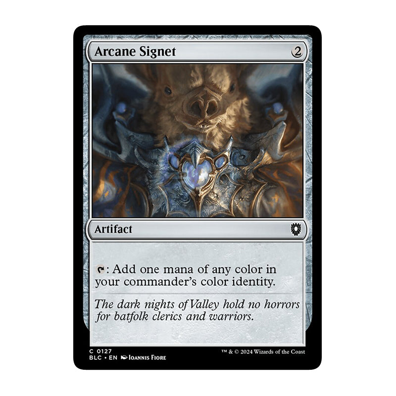 💫  Arcane Signet - BLC 127 💫 Bloomburrow Commander 💫 Magic the Gathering 💫 NM