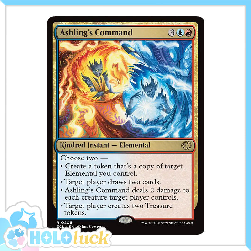 💫  Ashling's Command  - ECL 205 💫 Lorwyn Eclipsed 💫 MTG NM