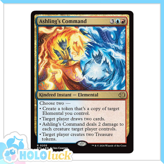 💫  Ashling's Command FOIL  - ECL 205 💫 Lorwyn Eclipsed 💫 MTG NM