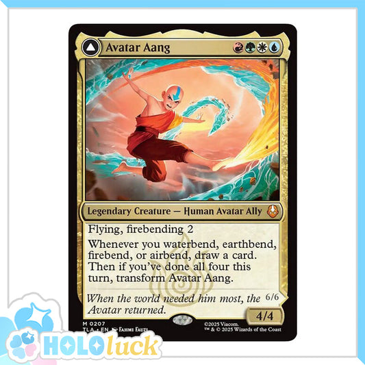 💫  Avatar Aang // Aang, Master of Elements  - TLA 207 💫 Avatar: The Last Airbender 💫 MTG NM