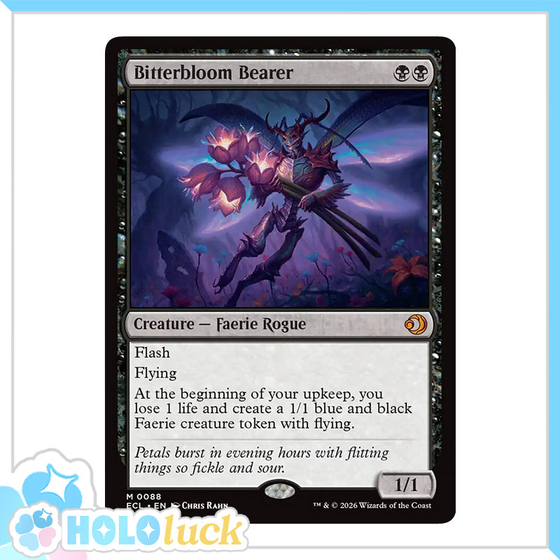 💫  Bitterbloom Bearer  - ECL 88 💫 Lorwyn Eclipsed 💫 MTG NM