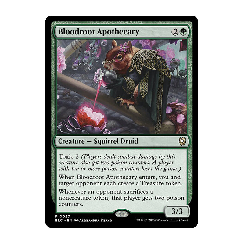 💫  Bloodroot Apothecary - BLC 27 💫 Bloomburrow Commander 💫 Magic the Gathering 💫 NM