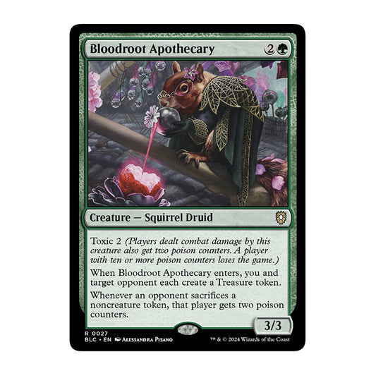💫  Bloodroot Apothecary - BLC 27 💫 Bloomburrow Commander 💫 Magic the Gathering 💫 NM
