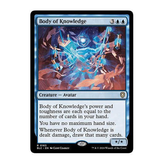 💫  Body of Knowledge - BLC 163 💫 Bloomburrow Commander 💫 Magic the Gathering 💫 NM