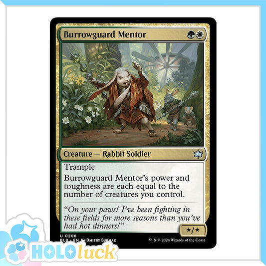 💫  Burrowguard Mentor  - BLB 206 💫 Bloomburrow 💫 MTG NM
