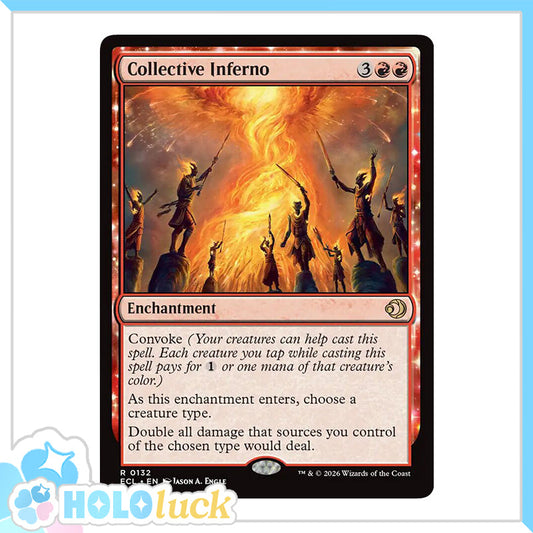 💫  Collective Inferno  - ECL 132 💫 Lorwyn Eclipsed 💫 MTG NM