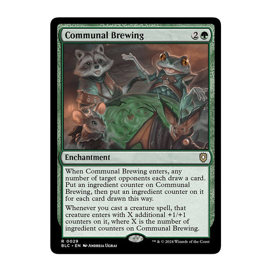 💫  Communal Brewing - BLC 29 💫 Bloomburrow Commander 💫 Magic the Gathering 💫 NM
