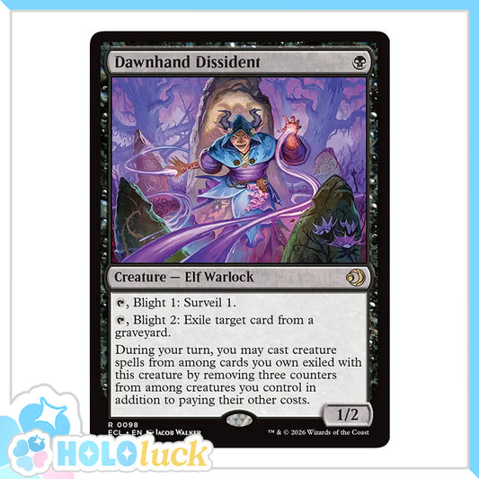 💫  Dawnhand Dissident  - ECL 98 💫 Lorwyn Eclipsed 💫 MTG NM