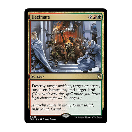 💫  Decimate - BLC 251 💫 Bloomburrow Commander 💫 Magic the Gathering 💫 NM