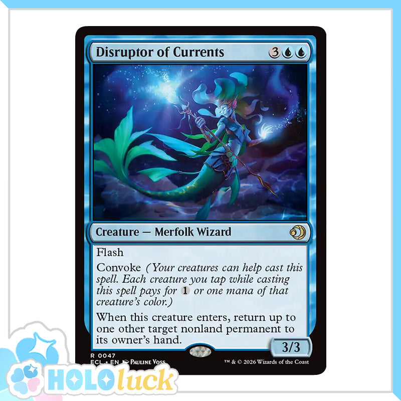 💫  Disruptor of Currents  - ECL 47 💫 Lorwyn Eclipsed 💫 MTG NM