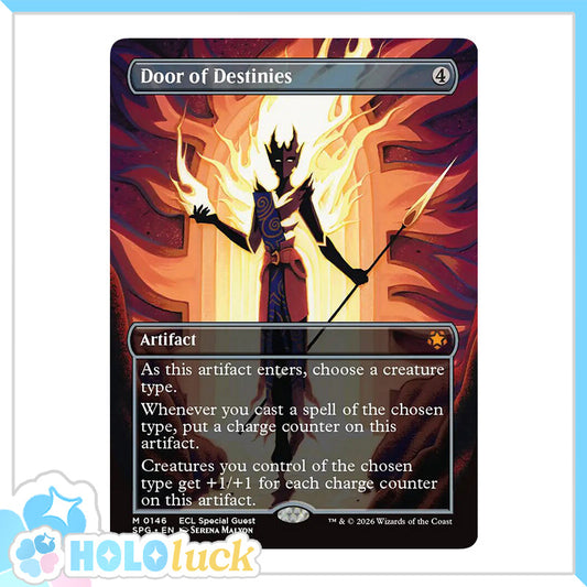 💫  Door of Destinies BORDERLESS  - ECL 146 💫 Lorwyn Eclipsed 💫 MTG NM