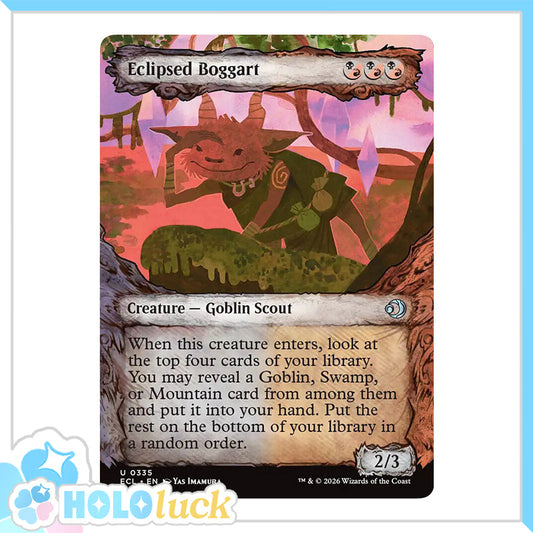💫  Eclipsed Boggart BORDERLESS  - ECL 335 💫 Lorwyn Eclipsed 💫 MTG NM