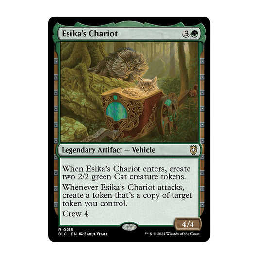 💫  Esika's Chariot - BLC 215 💫 Bloomburrow Commander 💫 Magic the Gathering 💫 NM