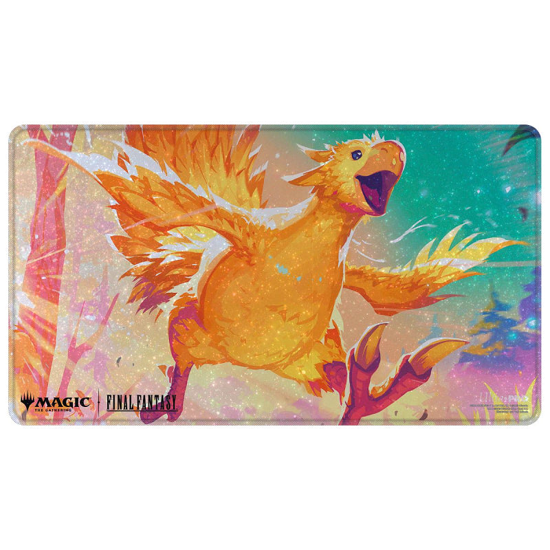 Ultra Pro: MTG Final Fantasy Playmat - Travelling Chocobo (Gold) - Premium Holofoil Stitched