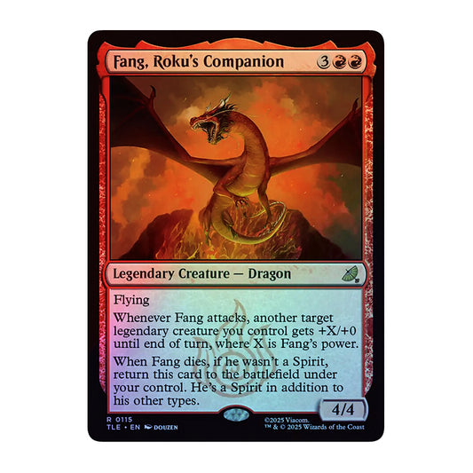 💫  Fang, Roku's Companion FOIL - TLE 115 💫 Avatar: The Last Airbender Eternal 💫 Magic the Gathering 💫 NM