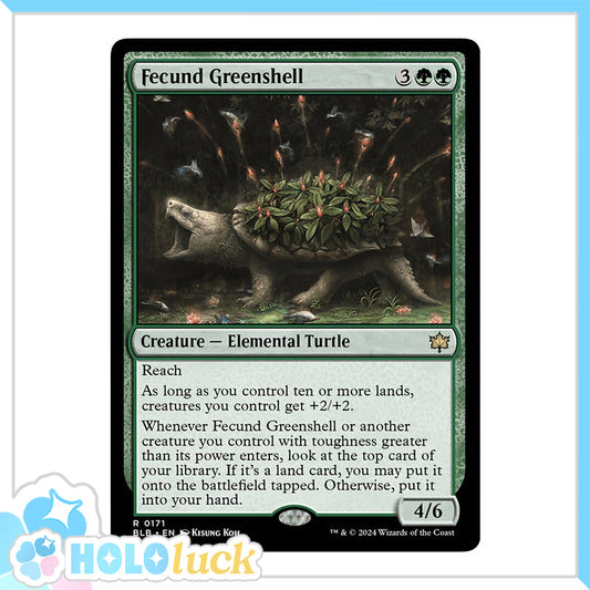 💫  Fecund Greenshell  - BLB 171 💫 Bloomburrow 💫 MTG NM