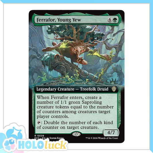 💫  Ferrafor, Young Yew BORDERLESS  - ECL 36 💫 Lorwyn Eclipsed 💫 MTG NM