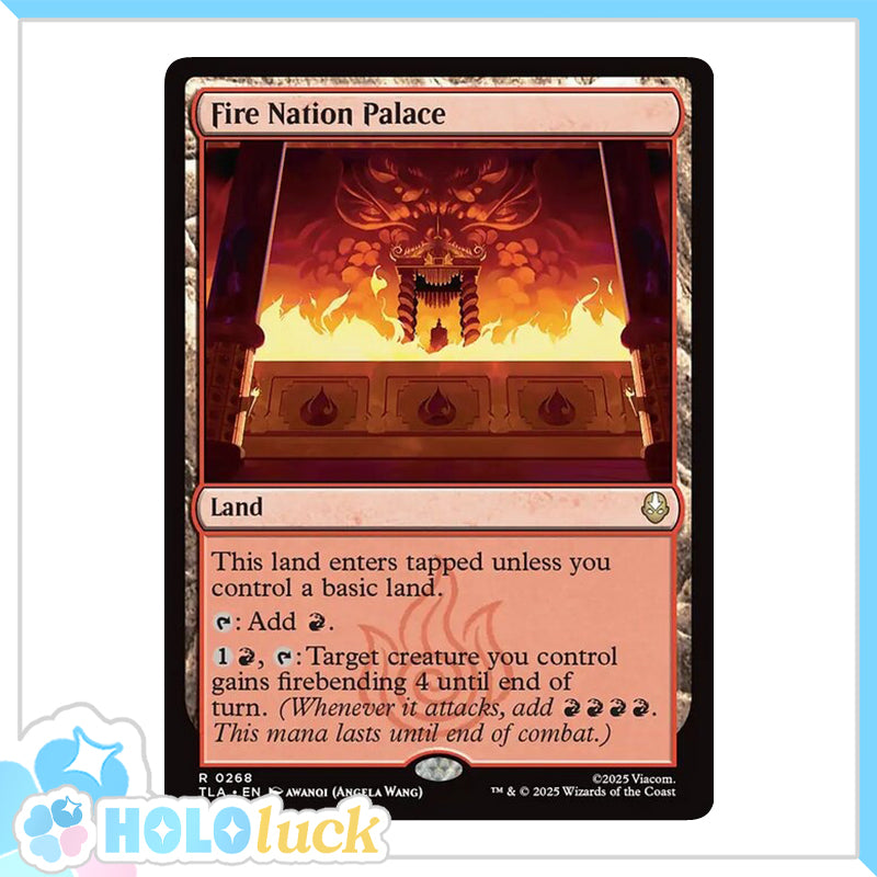 💫  Fire Nation Palace  - TLA 268 💫 Avatar: The Last Airbender 💫 MTG NM