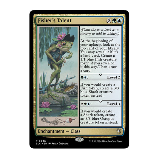 💫  Fisher's Talent - BLC 36 💫 Bloomburrow Commander 💫 Magic the Gathering 💫 NM