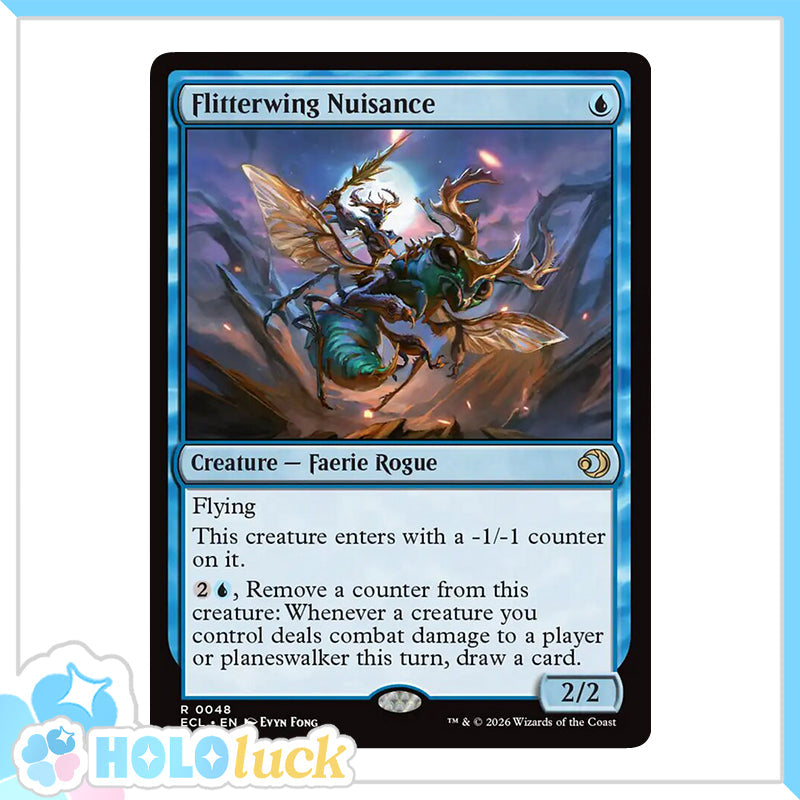 💫  Flitterwing Nuisance  - ECL 48 💫 Lorwyn Eclipsed 💫 MTG NM
