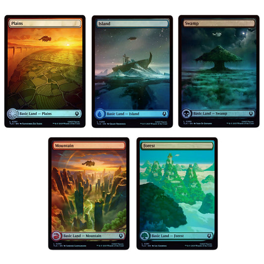 💫 Set of Full Art Appa Lands FOIL - TLA 💫 Avatar: The Last Airbender 💫 Magic the Gathering 💫 NM