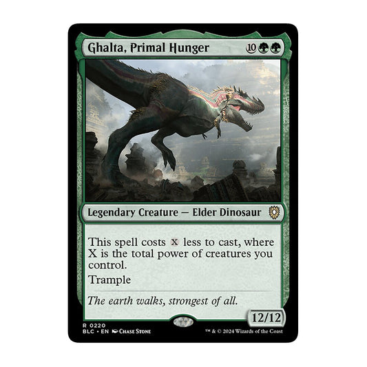 💫  Ghalta, Primal Hunger - BLC 220 💫 Bloomburrow Commander 💫 Magic the Gathering 💫 NM