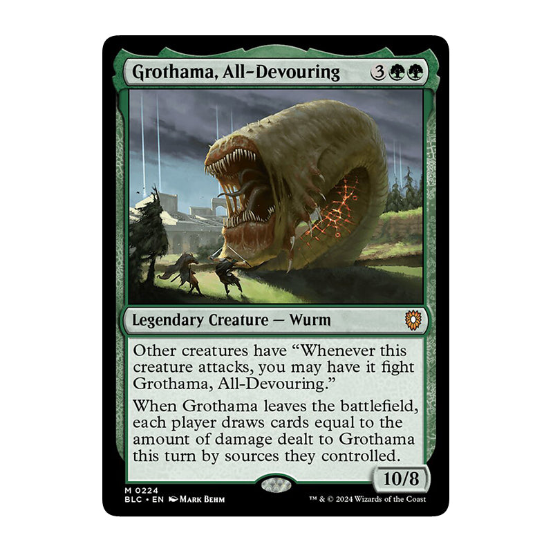 💫  Grothama, All-Devouring - BLC 224 💫 Bloomburrow Commander 💫 Magic the Gathering 💫 NM