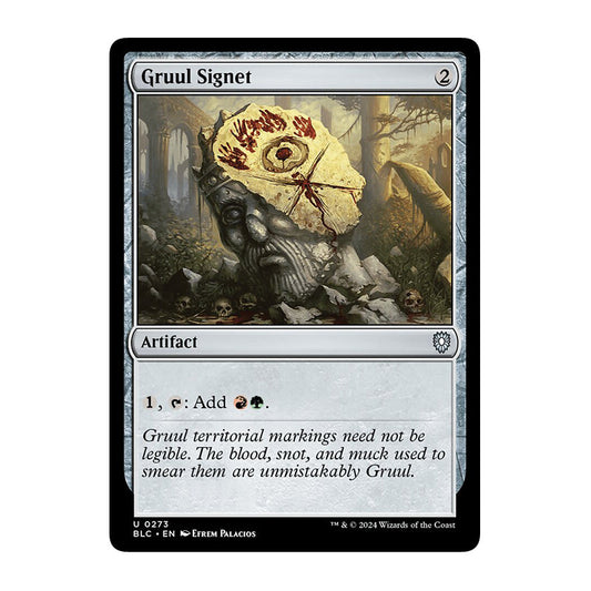 💫  Gruul Signet - BLC 273 💫 Bloomburrow Commander 💫 Magic the Gathering 💫 NM
