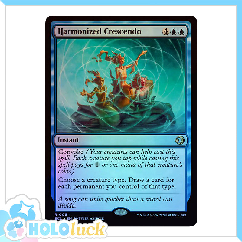 💫  Harmonized Crescendo FOIL  - ECL 54 💫 Lorwyn Eclipsed 💫 MTG NM