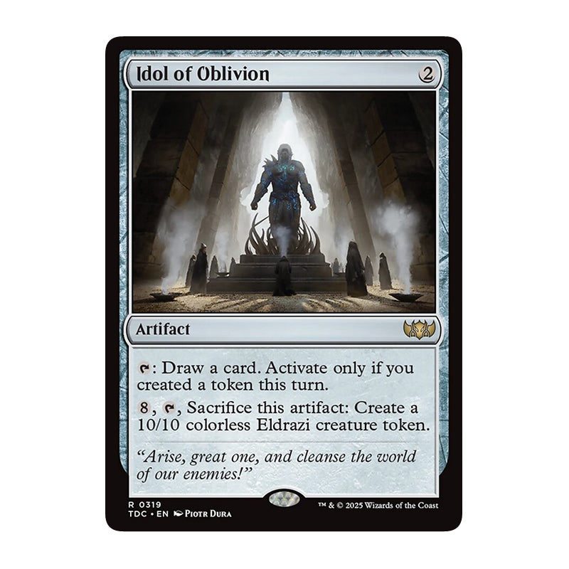 💫  Idol of Oblivion - TDC 275 💫 Tarkir Dragonstorm Commander 💫 Magic the Gathering 💫 NM