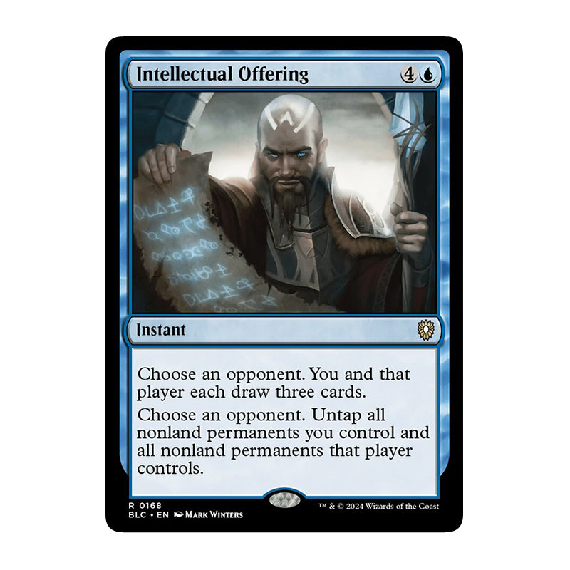 💫  Intellectual Offering - BLC 168 💫 Bloomburrow Commander 💫 Magic the Gathering 💫 NM