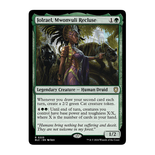 💫  Jolrael, Mwonvuli Recluse - BLC 225 💫 Bloomburrow Commander 💫 Magic the Gathering 💫 NM