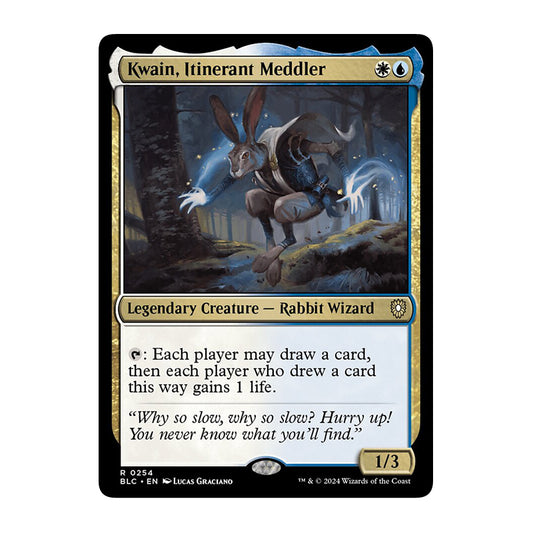 💫  Kwain, Itinerant Meddler - BLC 254 💫 Bloomburrow Commander 💫 Magic the Gathering 💫 NM