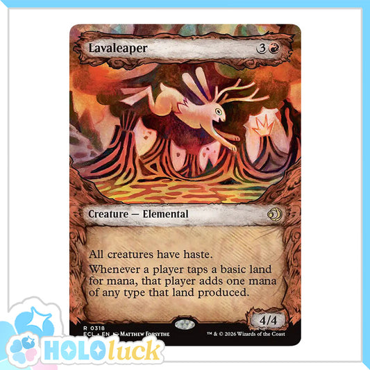 💫  Lavaleaper BORDERLESS  - ECL 318 💫 Lorwyn Eclipsed 💫 MTG NM