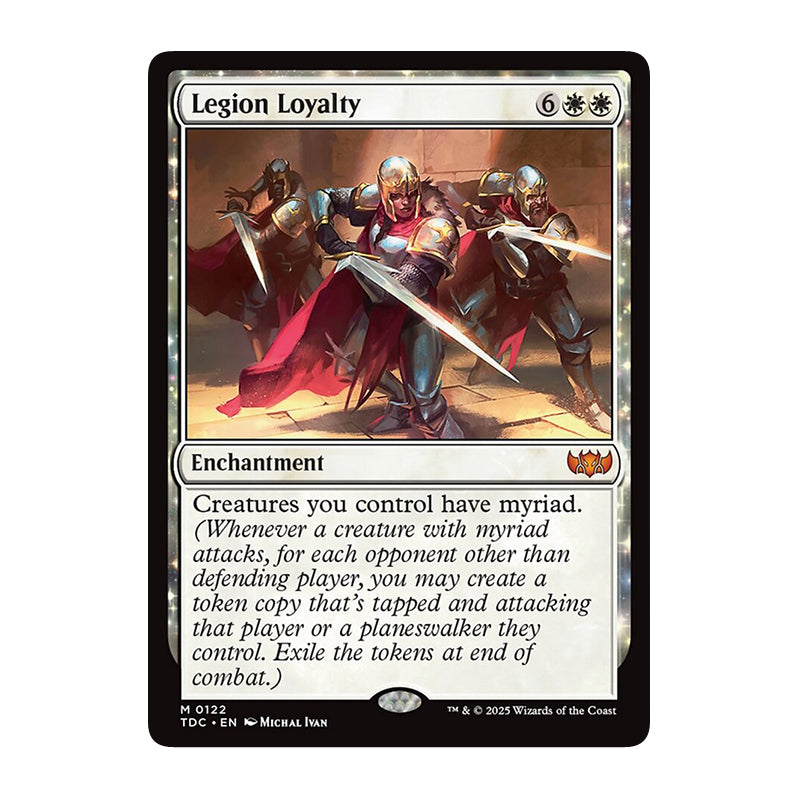 💫  Legion Loyalty - TDC 008 💫 Tarkir Dragonstorm Commander 💫 Magic the Gathering 💫 NM