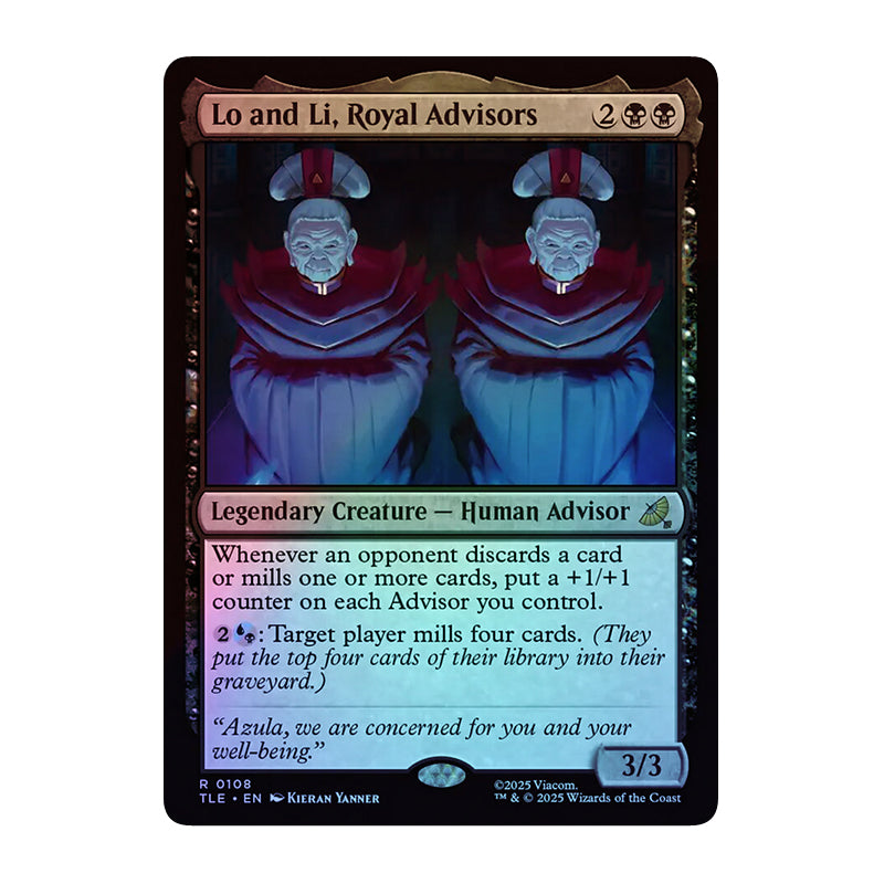 💫  Lo and Li, Royal Advisors FOIL - TLE 108 💫 Avatar: The Last Airbender Eternal 💫 Magic the Gathering 💫 NM