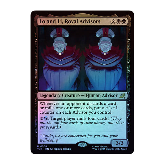 💫  Lo and Li, Royal Advisors FOIL - TLE 108 💫 Avatar: The Last Airbender Eternal 💫 Magic the Gathering 💫 NM