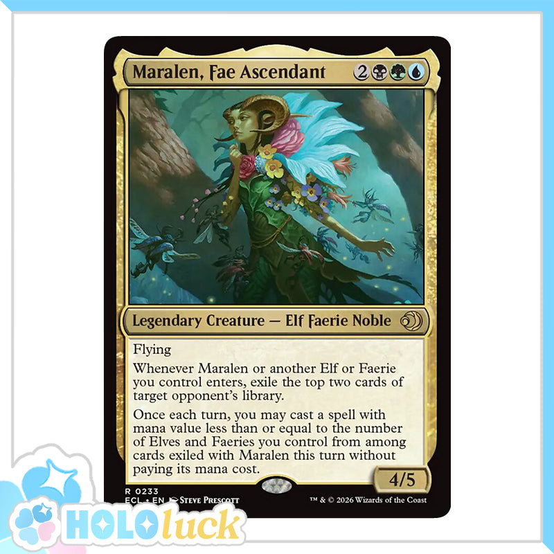 💫  Maralen, Fae Ascendant  - ECL 233 💫 Lorwyn Eclipsed 💫 MTG NM