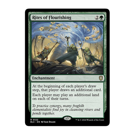 💫  Rites of Flourishing - BLC 122 💫 Bloomburrow Commander 💫 Magic the Gathering 💫 NM