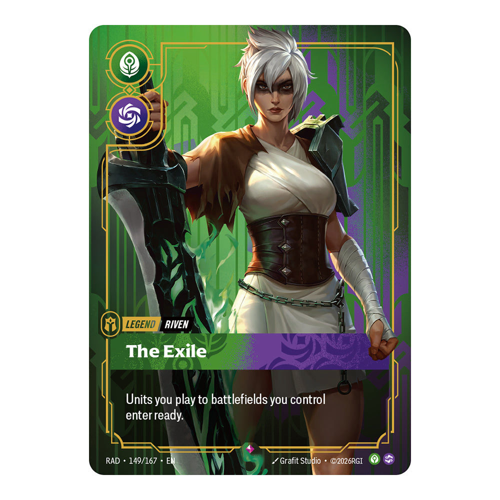 💫  Riven, The Exile - 149/167 RAD 💫 Radiance 💫 Riftbound NM